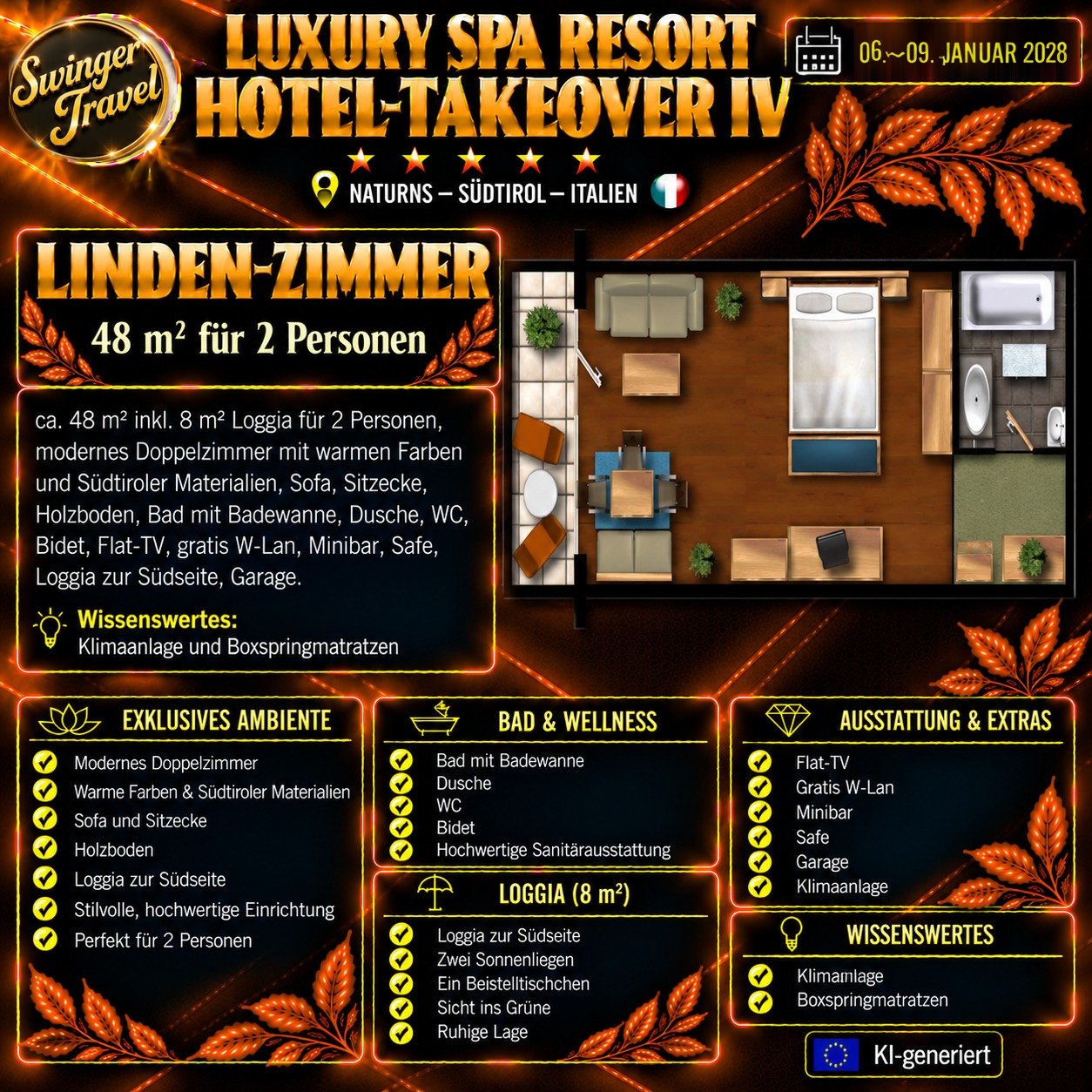 Lindenzimmer -- Zimmeransicht