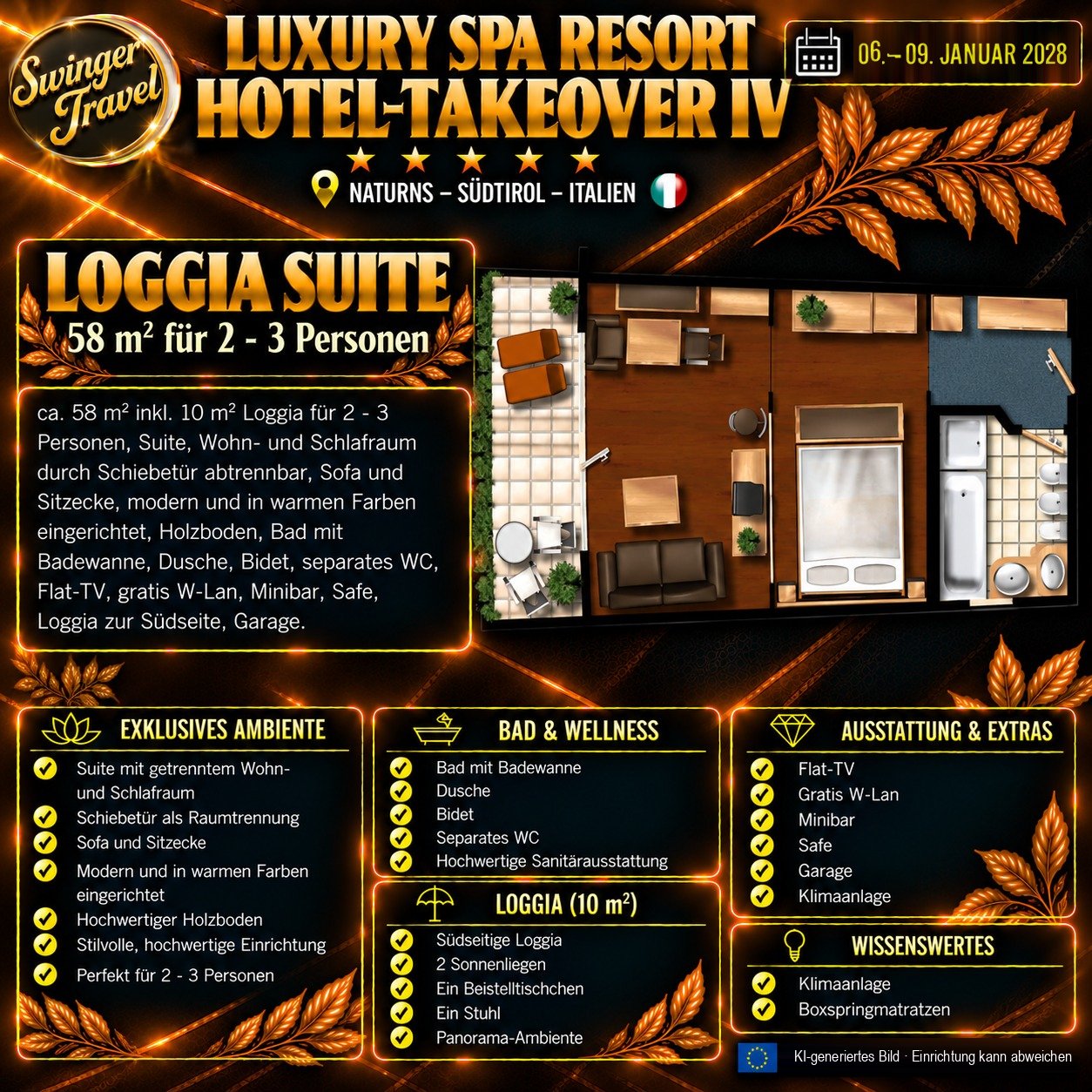 Loggia Suite -- Zimmeransicht