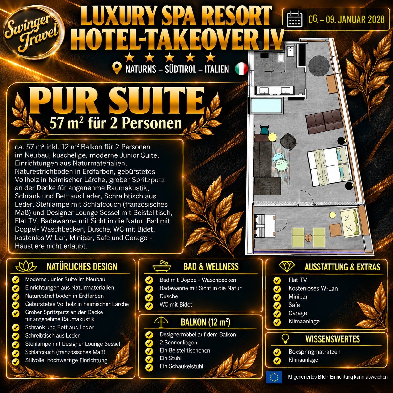 Pur Suite -- Zimmeransicht