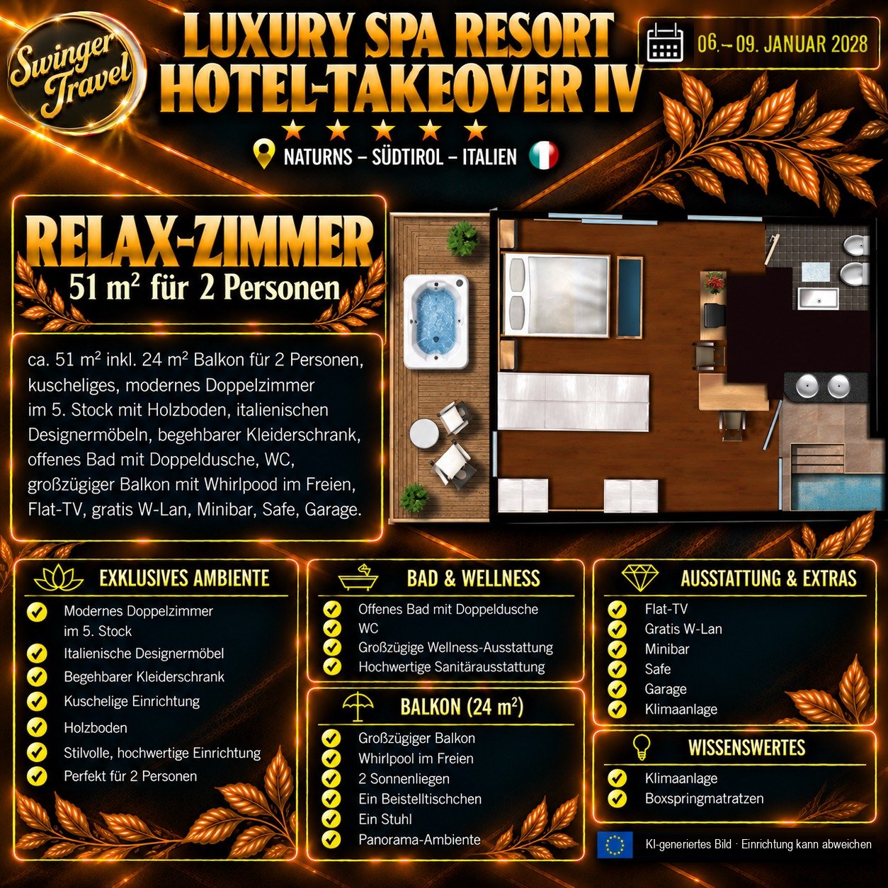 Relax-Zimmer -- Zimmeransicht