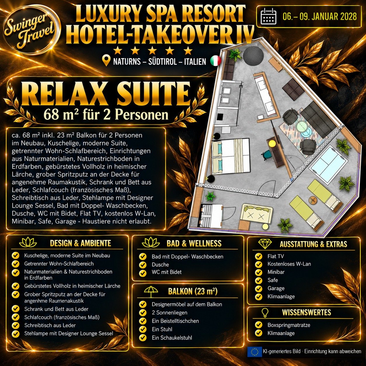 Relaxsuite -- Zimmeransicht