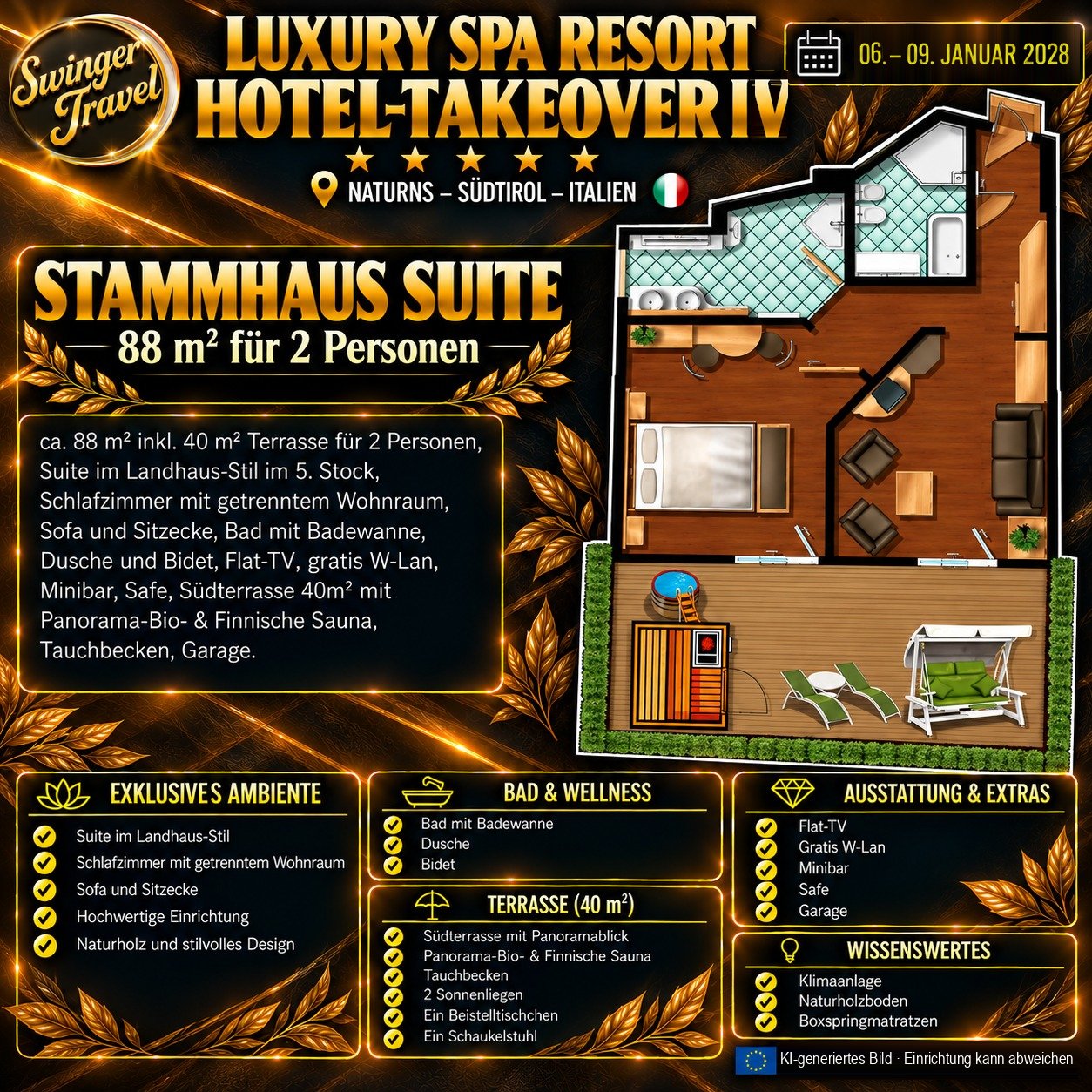 Stammhaus-Suite -- Zimmeransicht